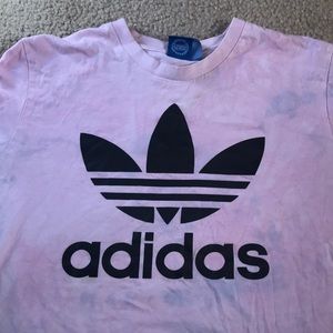 Tie dye adidas shirt